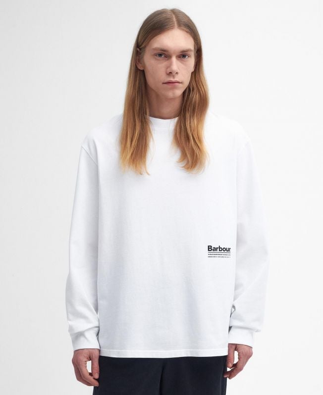 camiseta portwell oversized de manga comprida