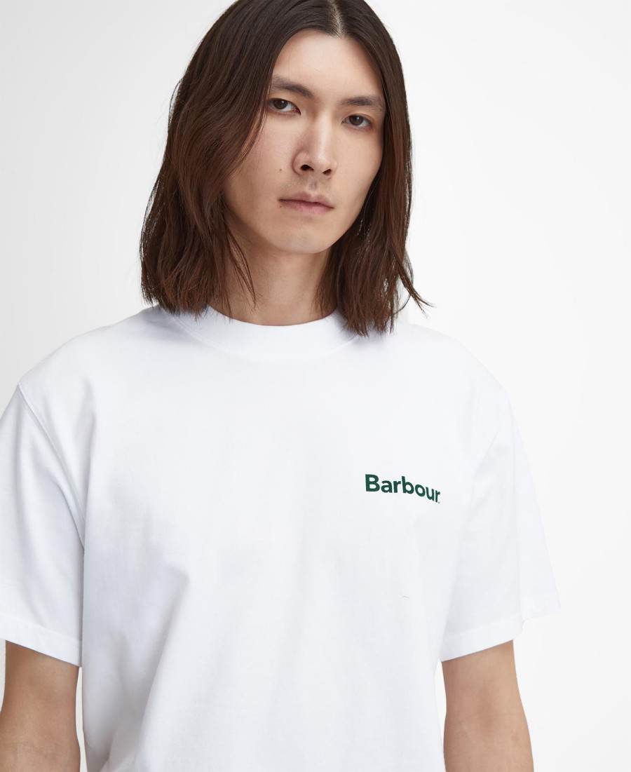 camiseta bowery oversized com estampa gráfica