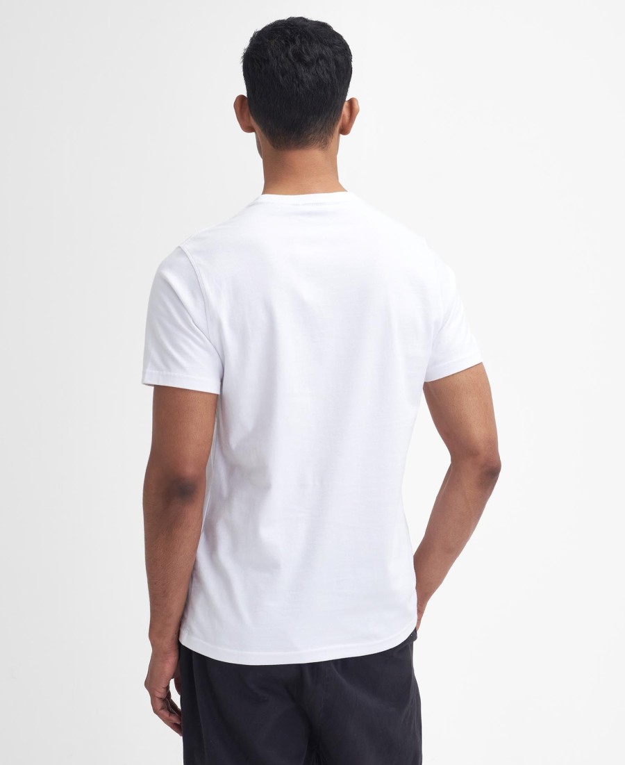 camiseta com estampa de cachorro de campo