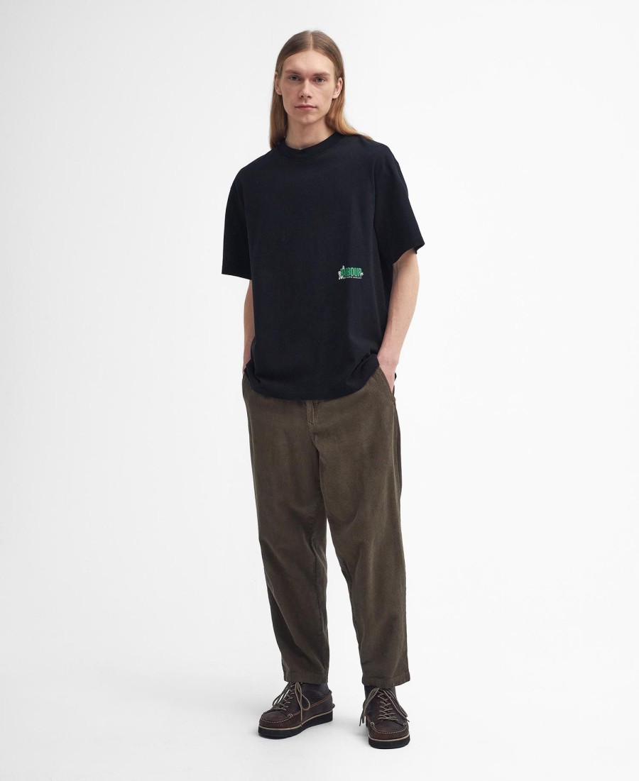 camiseta estampada oversized leonard