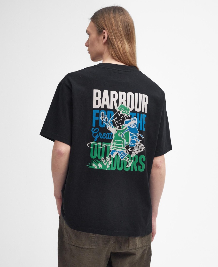 camiseta estampada oversized leonard