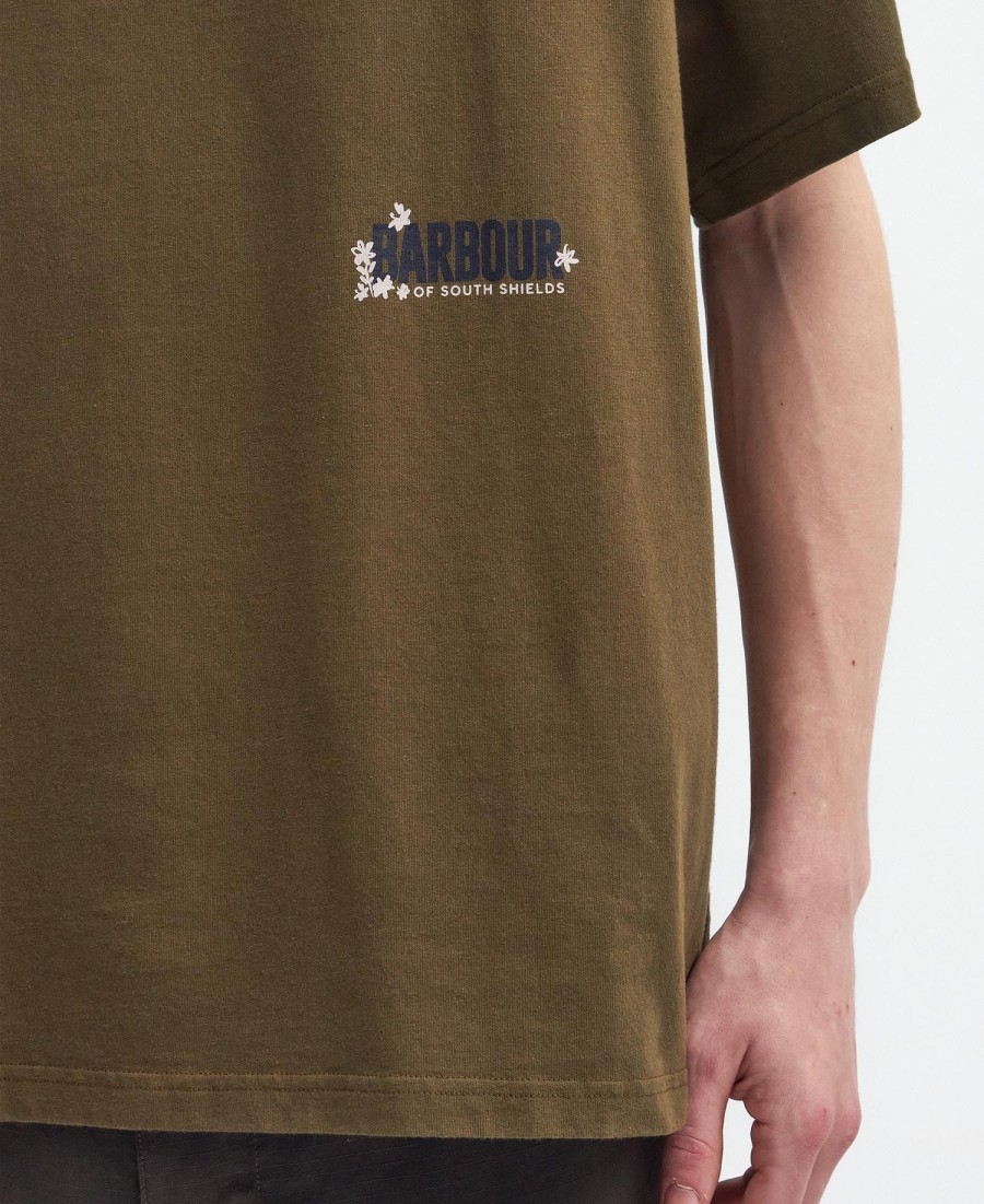 camiseta estampada oversized leonard