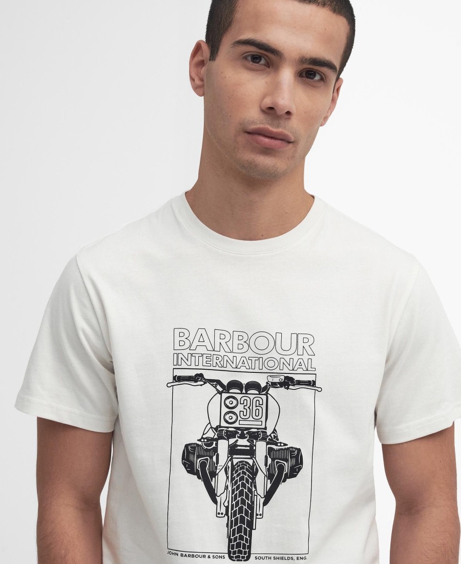 camiseta com estampa de autódromo