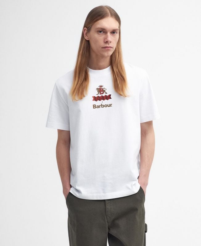 camiseta barbour x baracuta archive relaxed