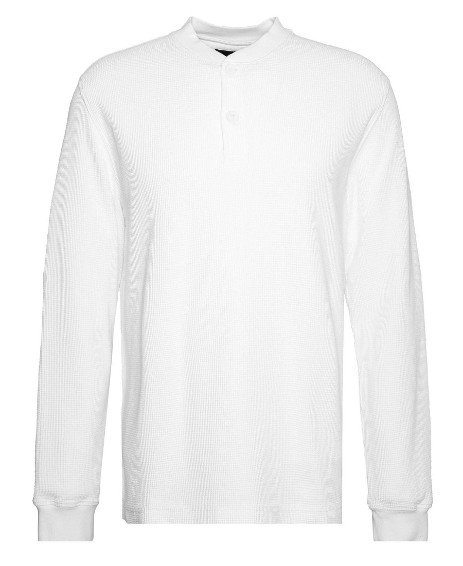 camiseta henley relaxed barbour x baracuta