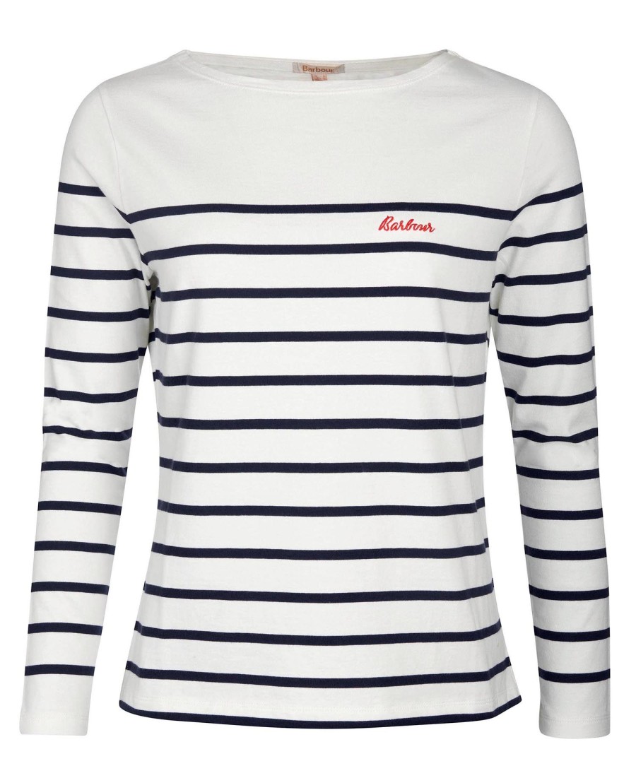 camiseta de manga comprida listrada bradley