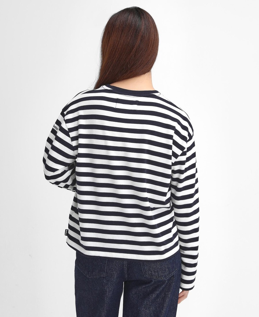 camiseta bede oversized de manga comprida