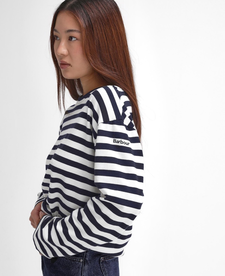 camiseta bede oversized de manga comprida