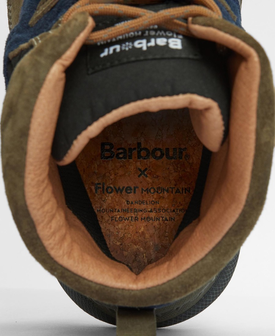 tênis barbour x flower mountain back country uni mid
