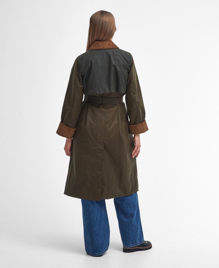 trench coat encerado brackley