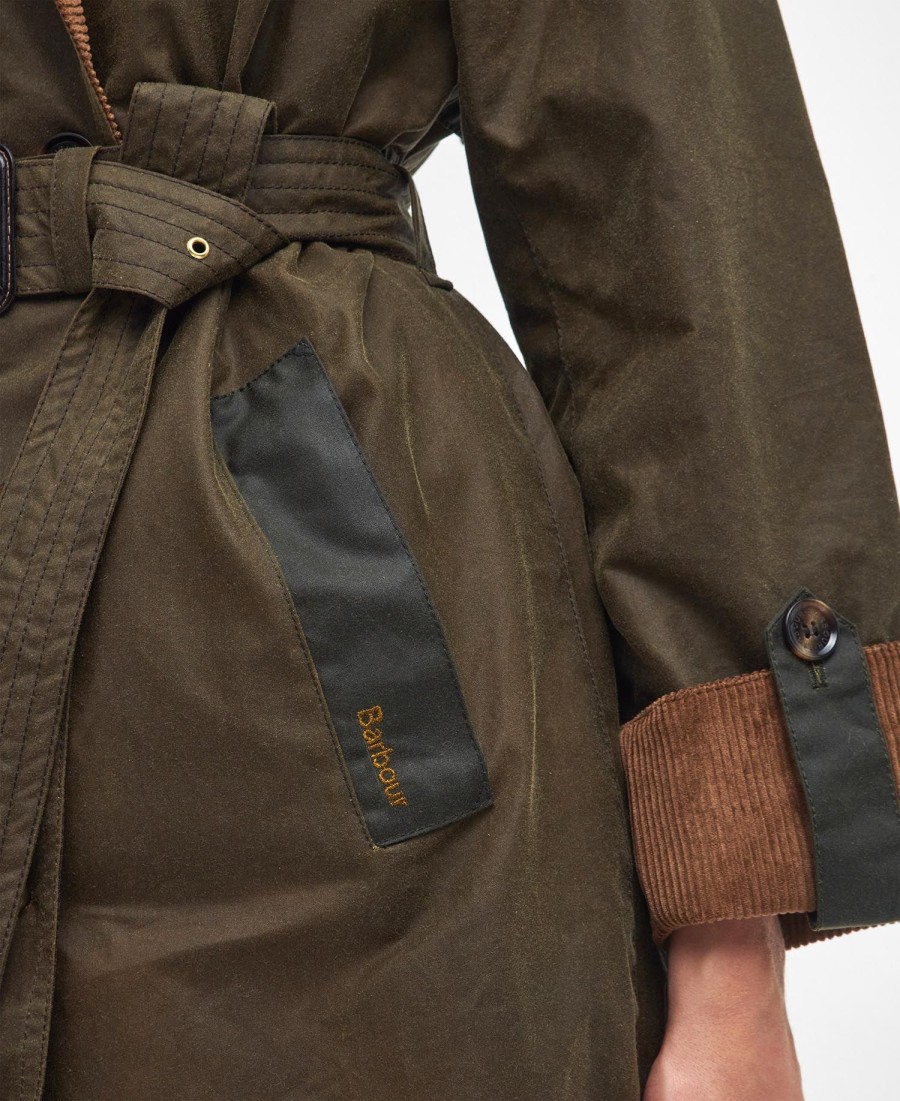 trench coat encerado brackley