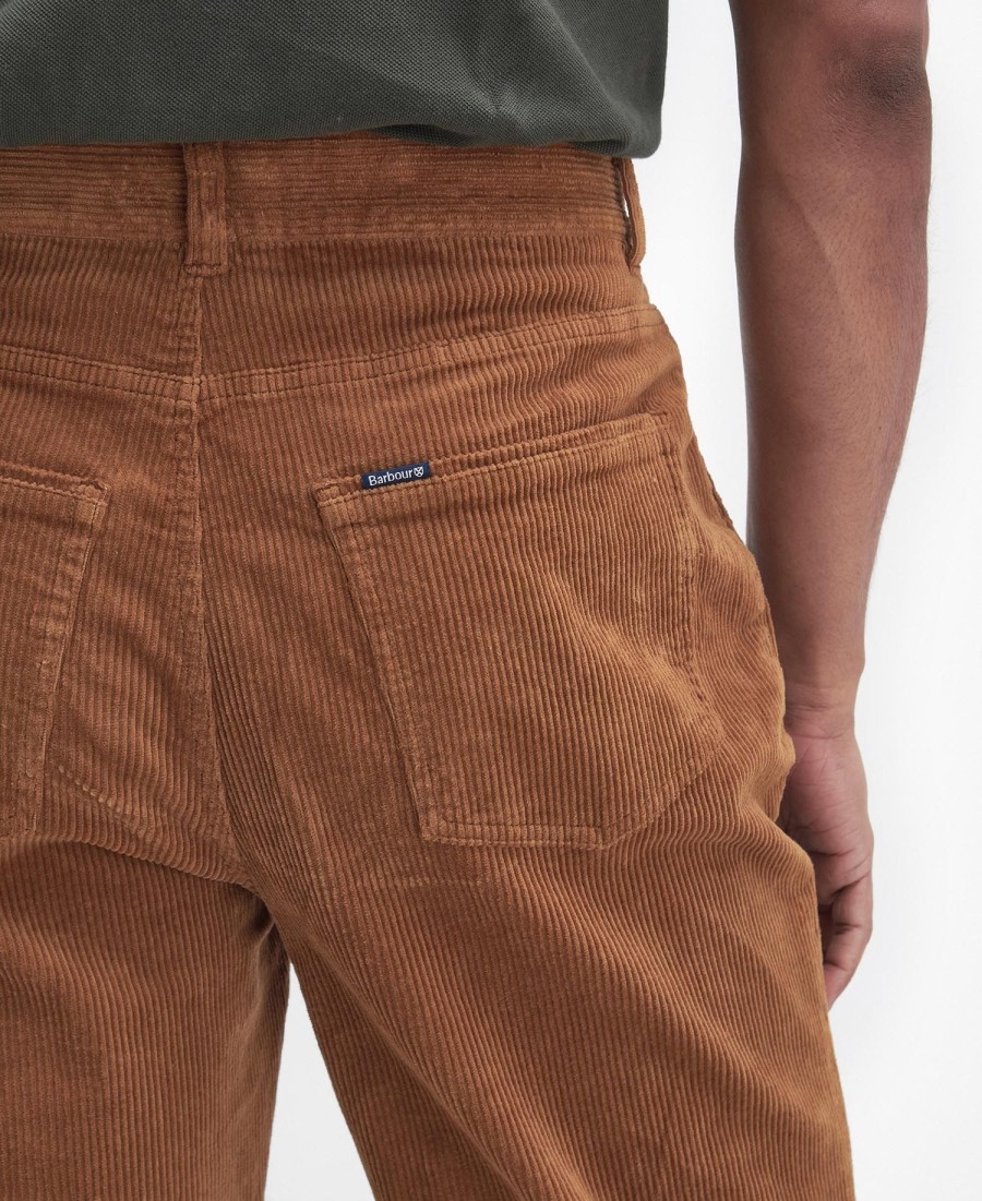 calças normais com cordão elástico