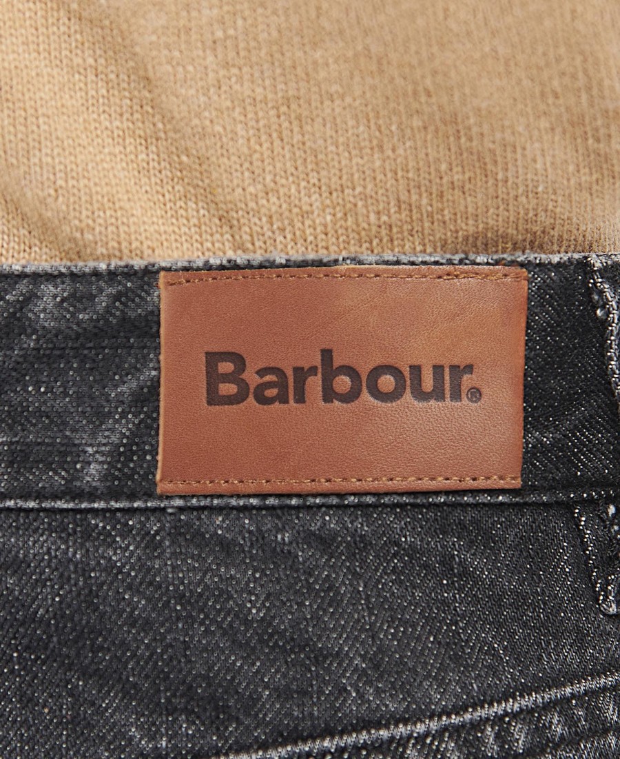 calça jeans de cintura alta moorland
