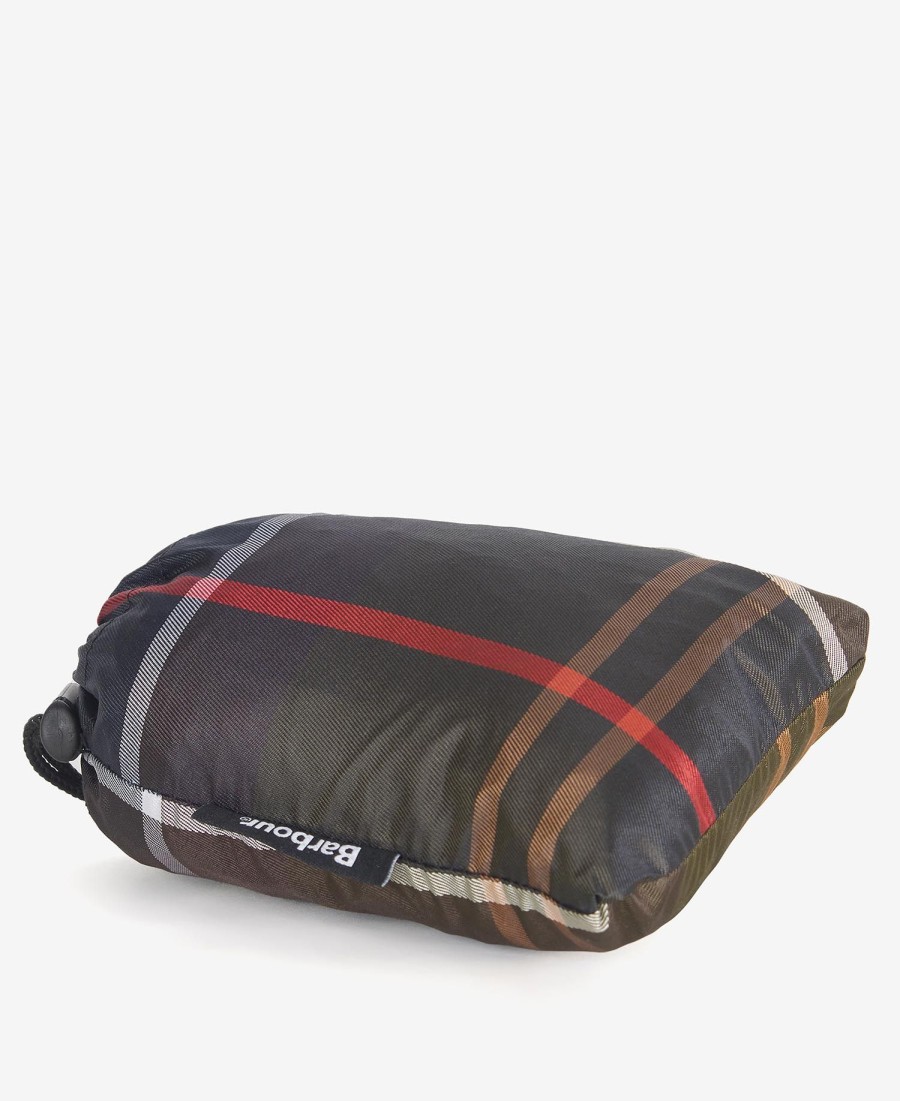poncho impermeável xadrez