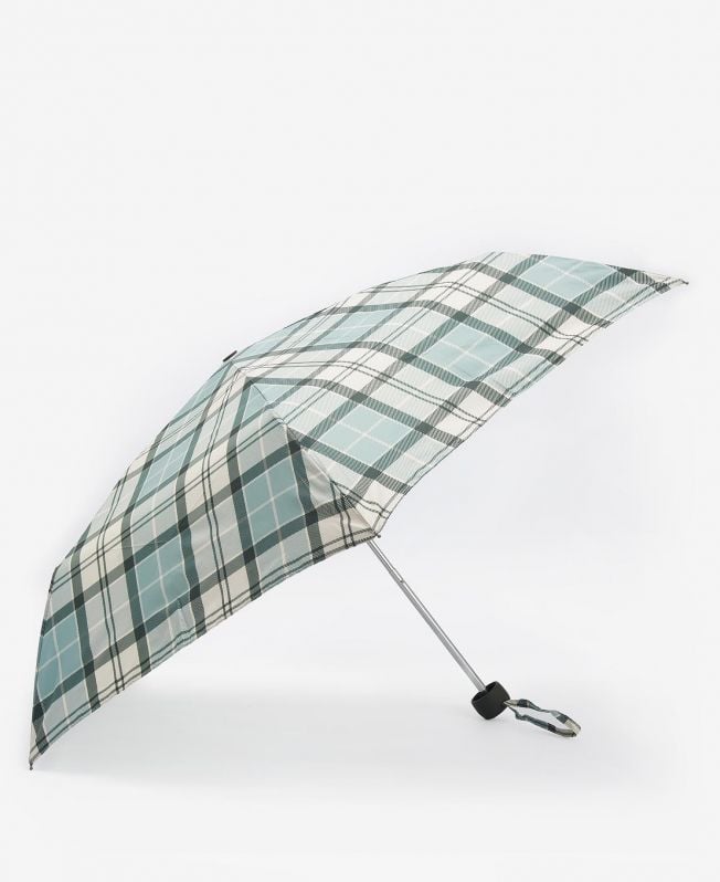 guarda-chuva com retrato em tartan