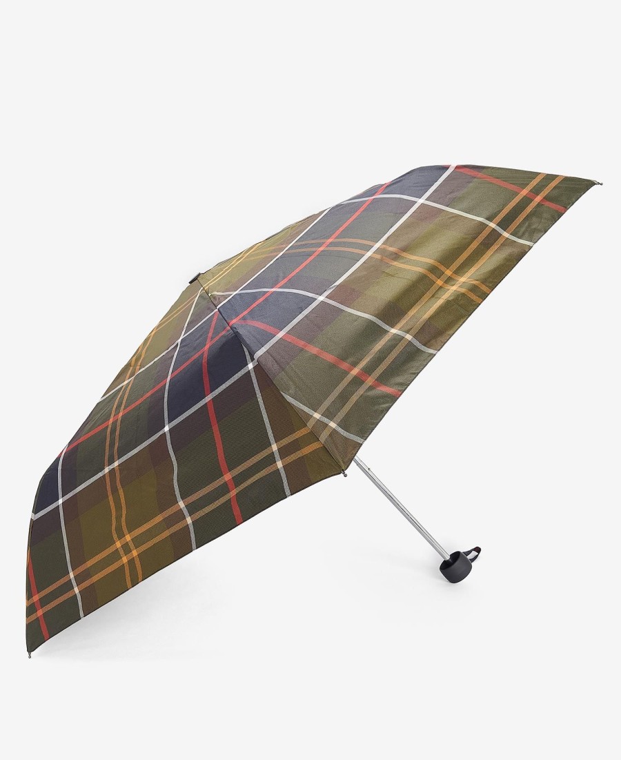 guarda-chuva com retrato em tartan