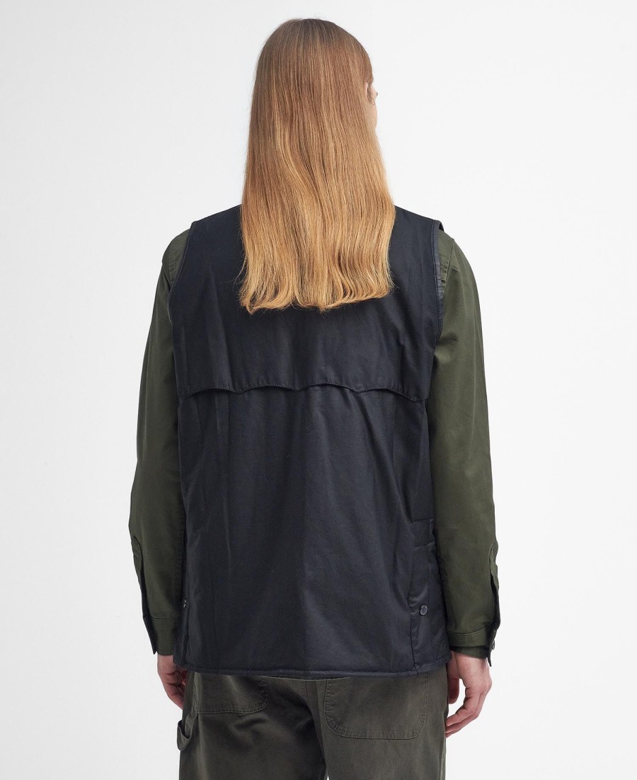 colete encerado oversized barbour x baracuta