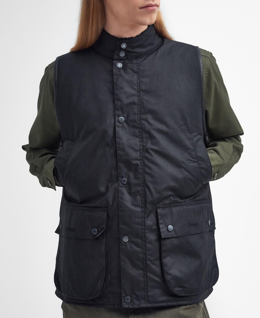 colete encerado oversized barbour x baracuta