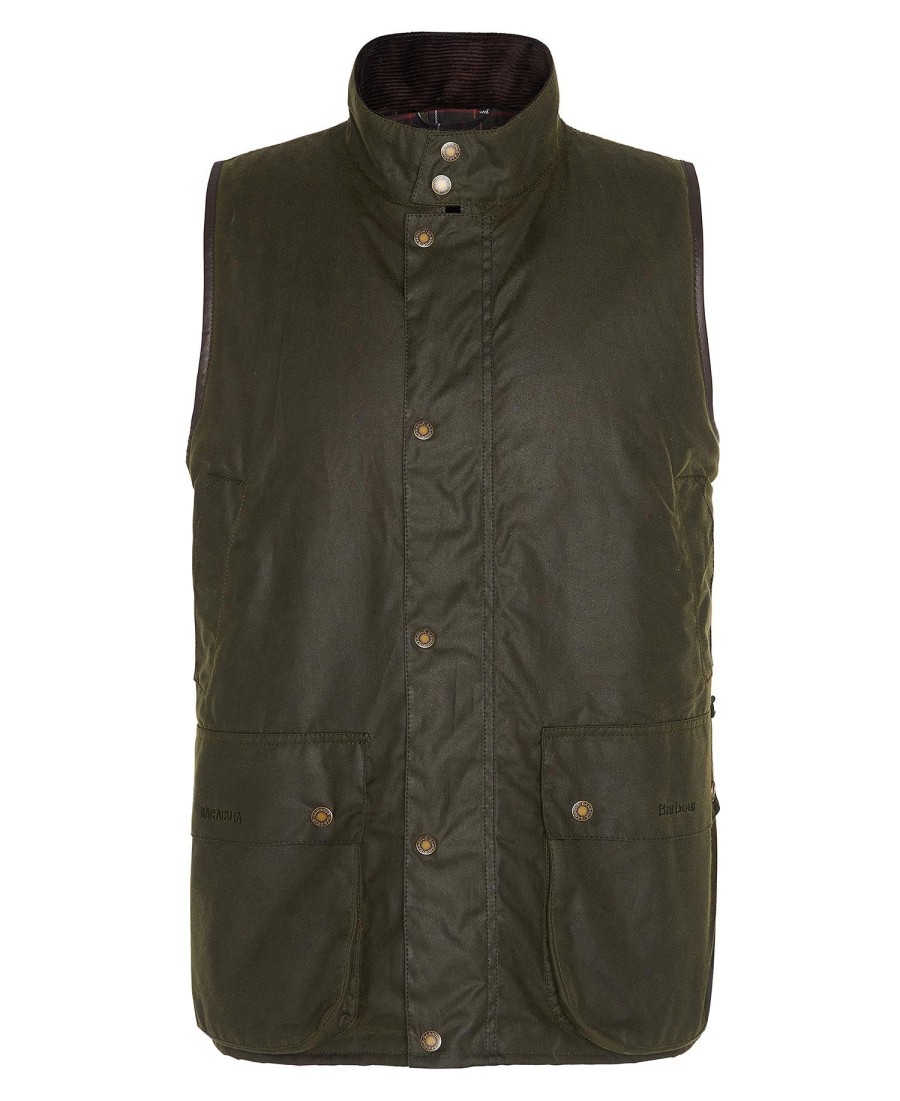 colete encerado oversized barbour x baracuta