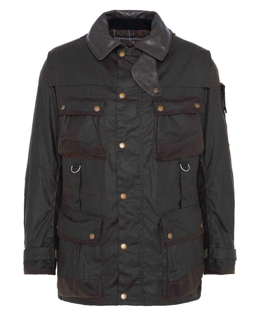 jaqueta barbour x to ki to field wax