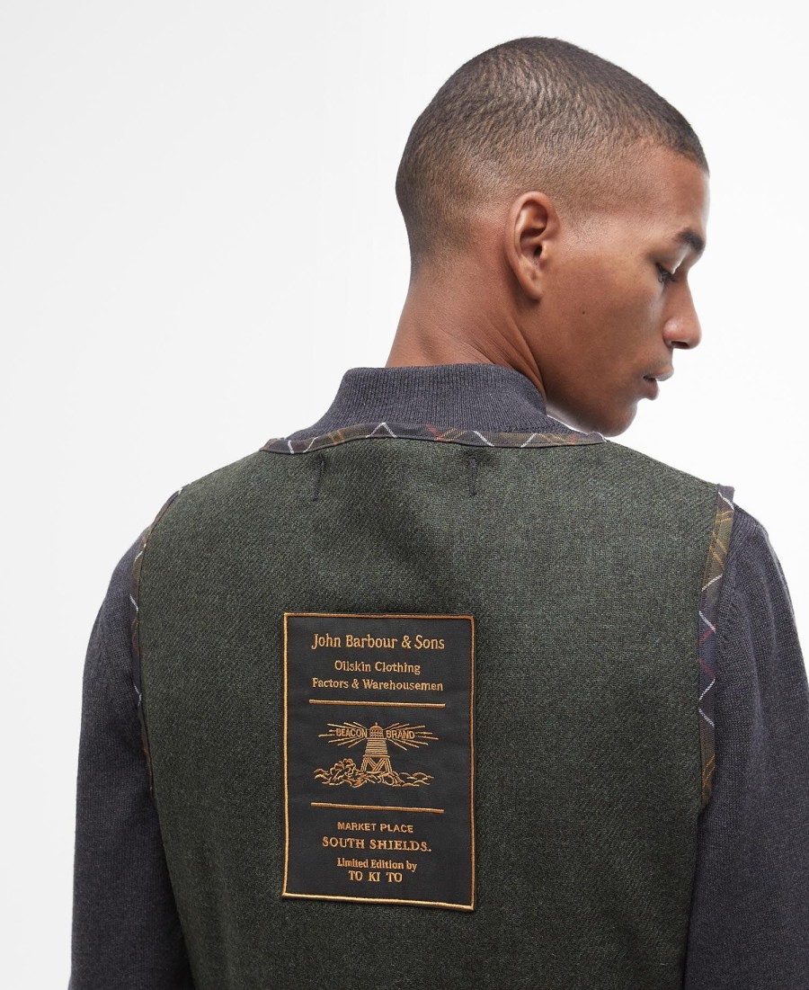 jaqueta barbour x to ki to field wax