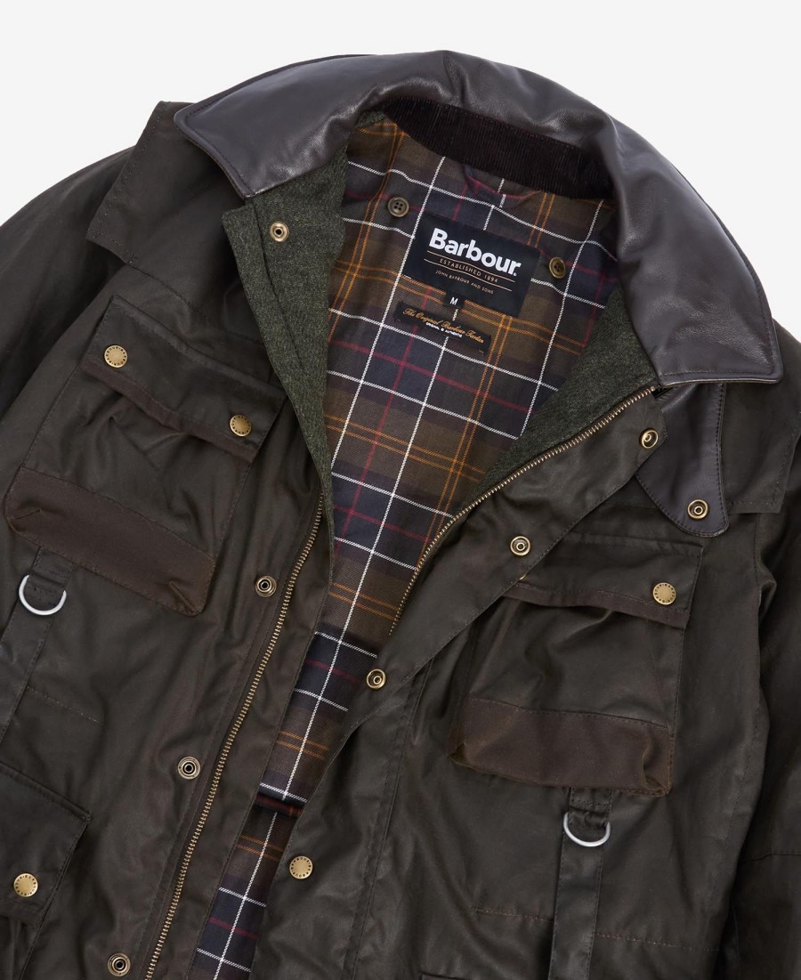 jaqueta barbour x to ki to field wax