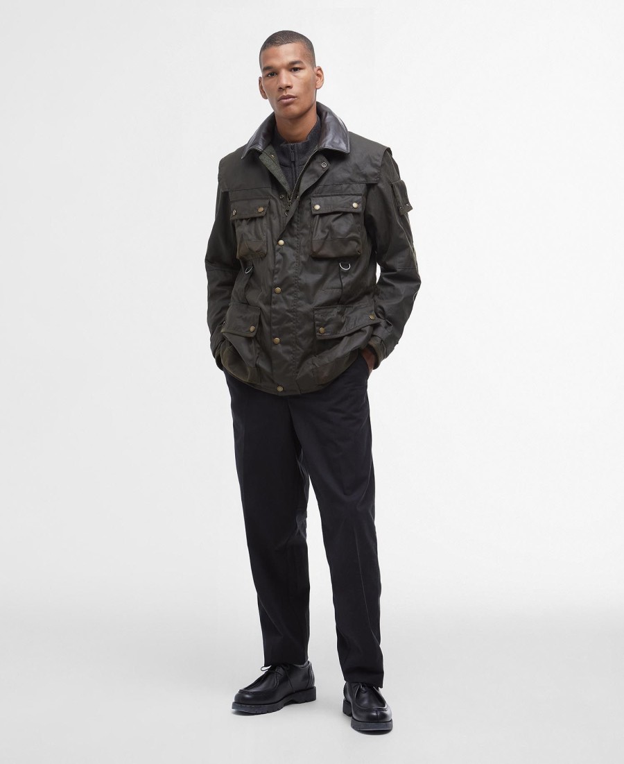 jaqueta barbour x to ki to field wax