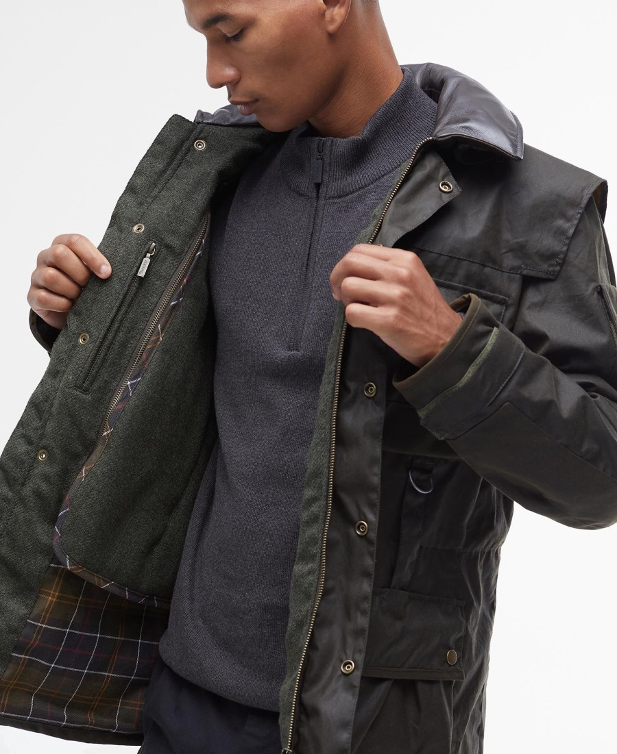 jaqueta barbour x to ki to field wax