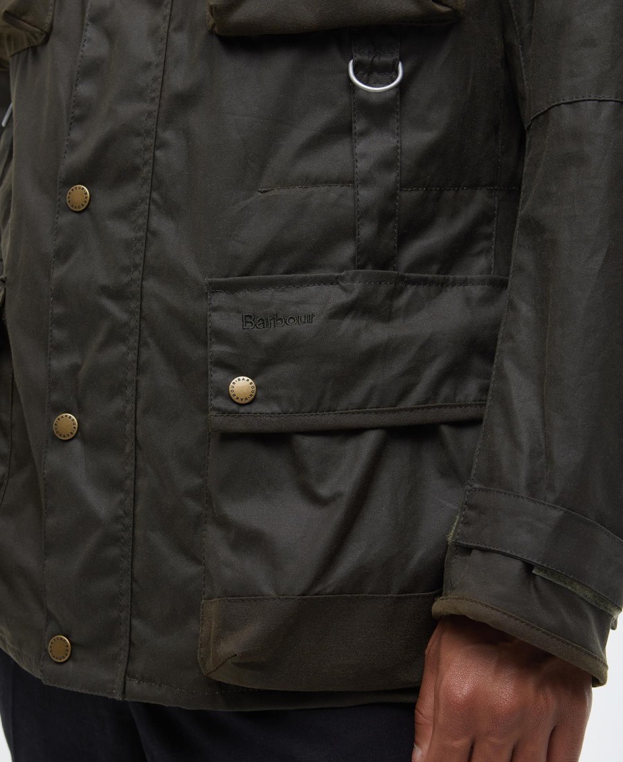 jaqueta barbour x to ki to field wax