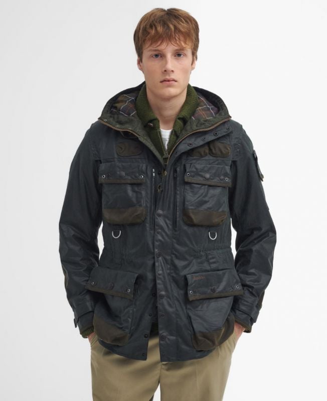 jaqueta militar barbour x to ki to wax