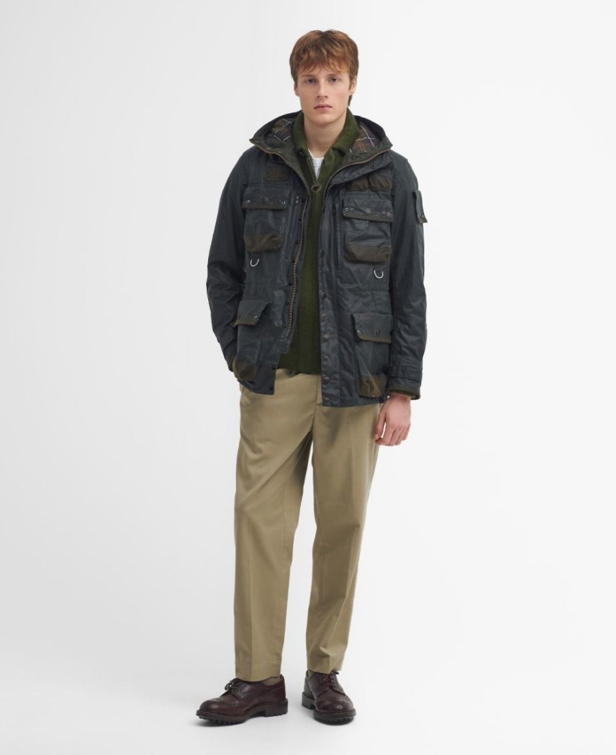 jaqueta militar barbour x to ki to wax