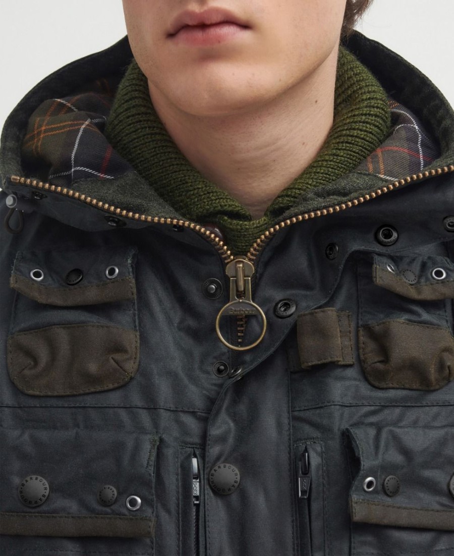 jaqueta militar barbour x to ki to wax