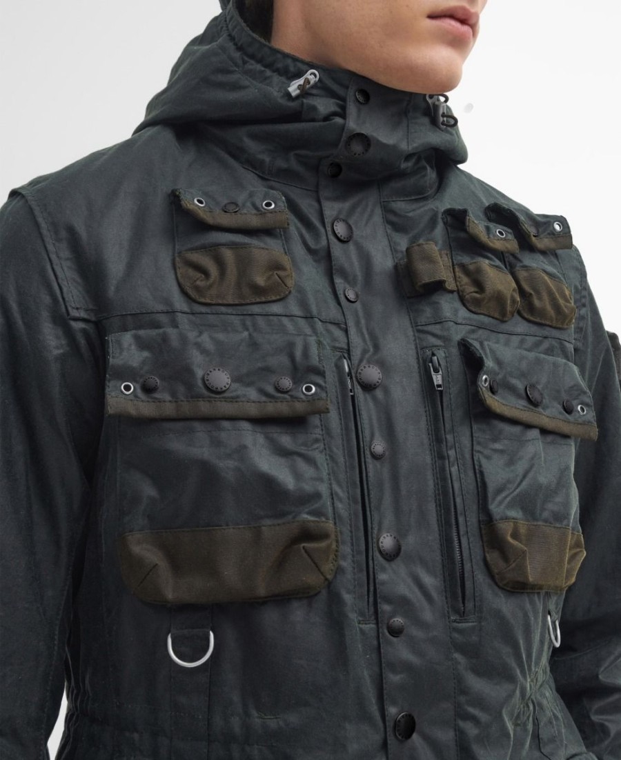 jaqueta militar barbour x to ki to wax