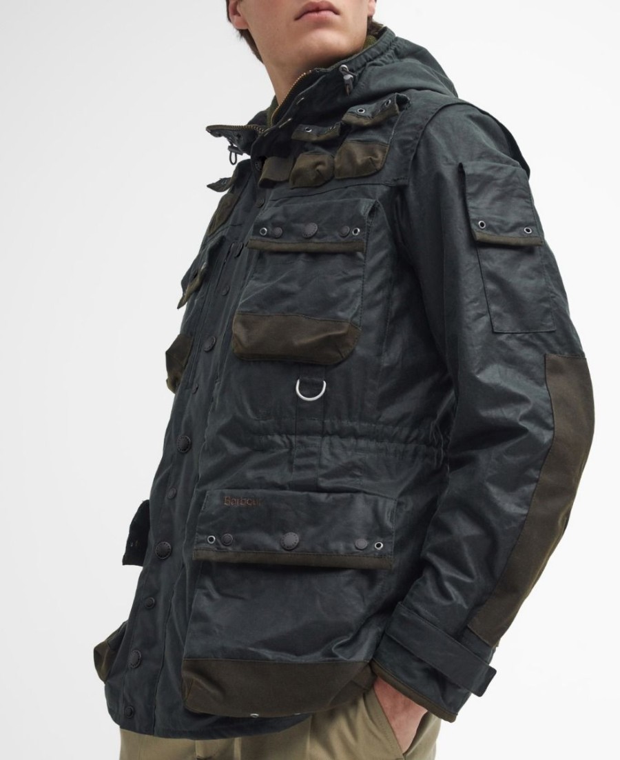 jaqueta militar barbour x to ki to wax