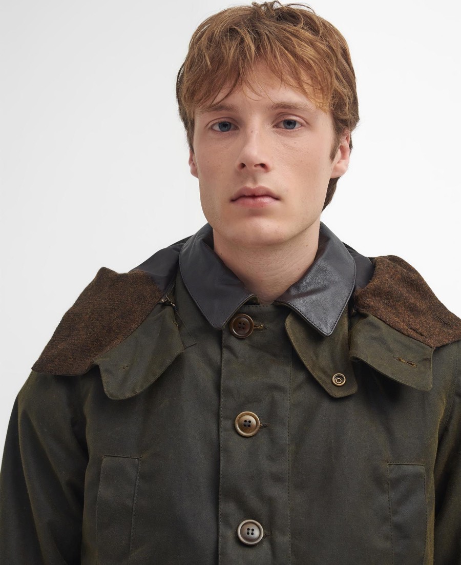 jaqueta barbour x to ki to shoreman wax
