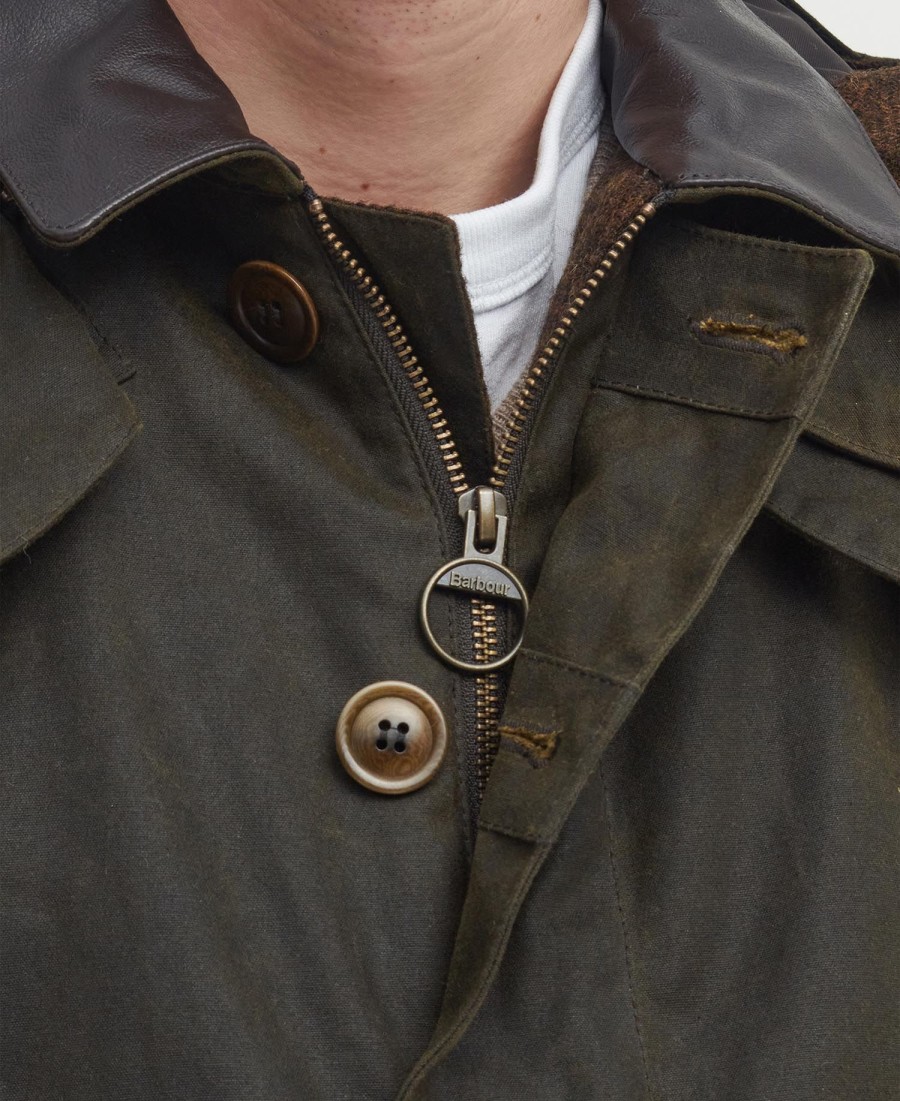 jaqueta barbour x to ki to shoreman wax