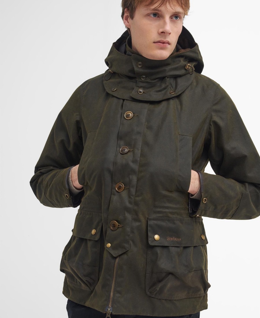 jaqueta barbour x to ki to shoreman wax
