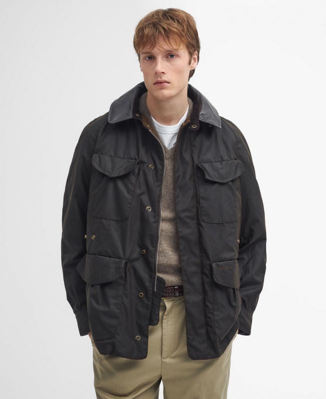 jaqueta de montaria barbour x to ki to wax
