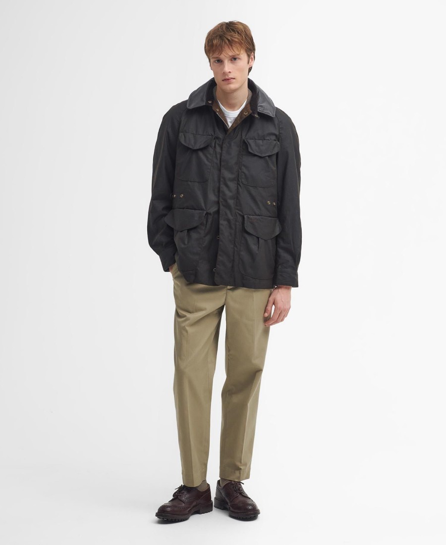 jaqueta de montaria barbour x to ki to wax