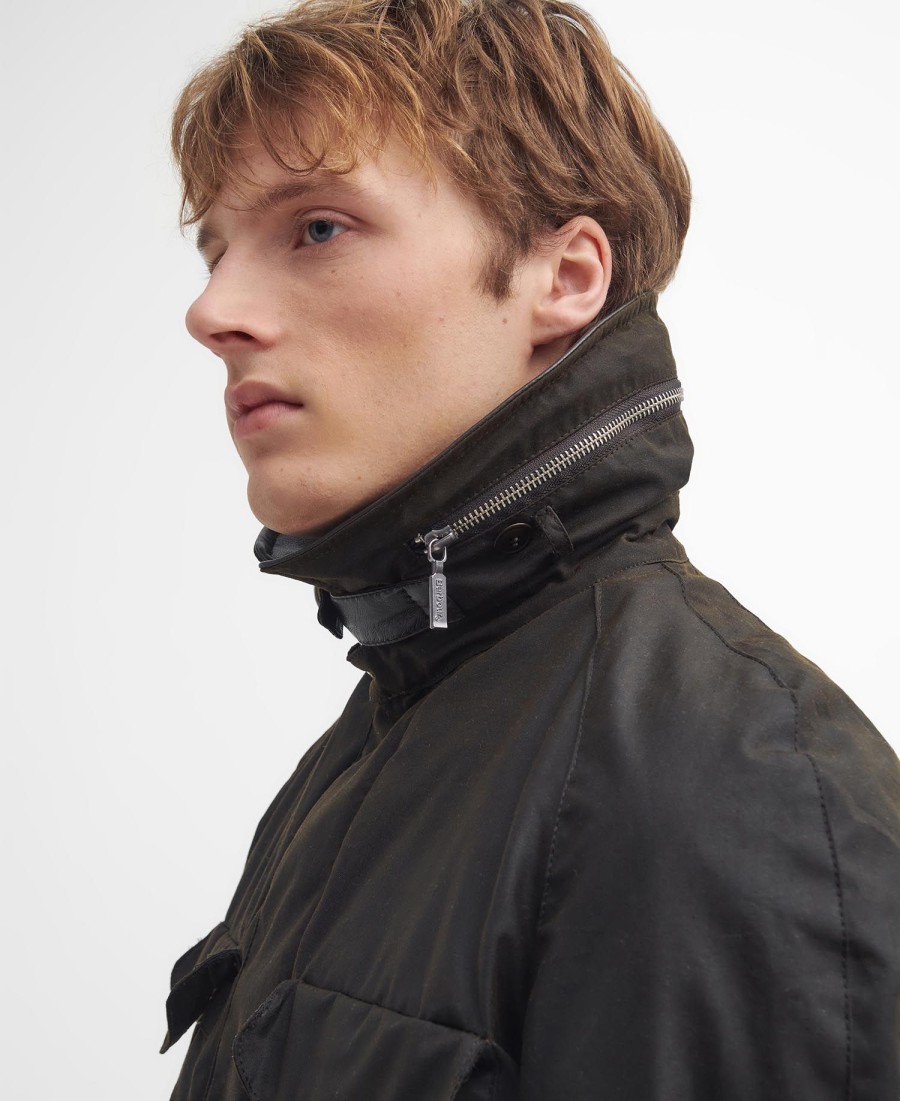 jaqueta de montaria barbour x to ki to wax
