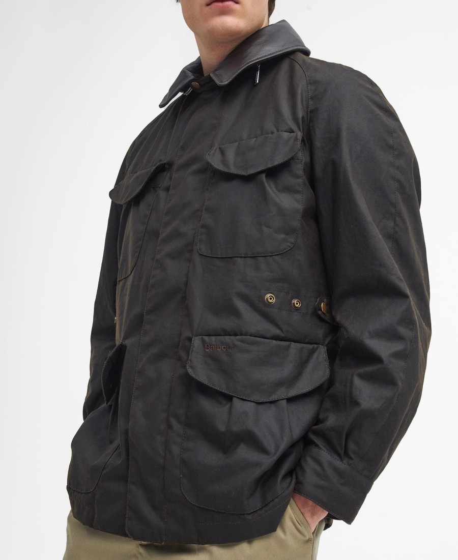 jaqueta de montaria barbour x to ki to wax