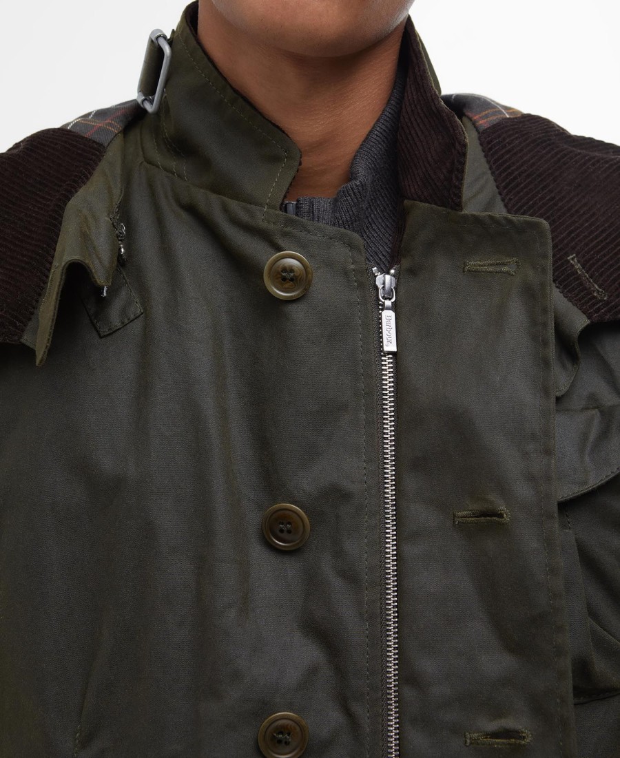 jaqueta de condução barbour x to ki to wax