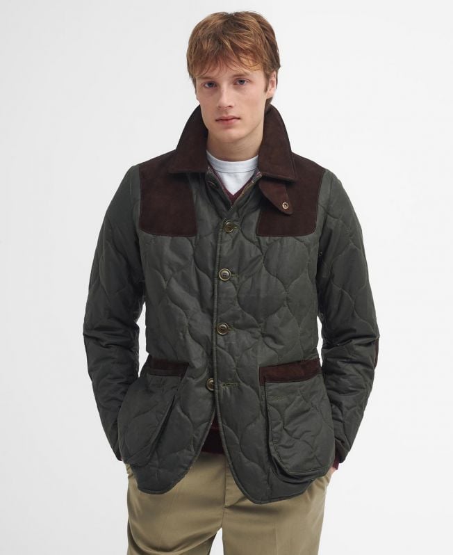 jaqueta barbour x to ki to quilted wax
