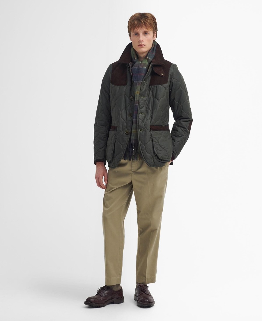 jaqueta barbour x to ki to quilted wax