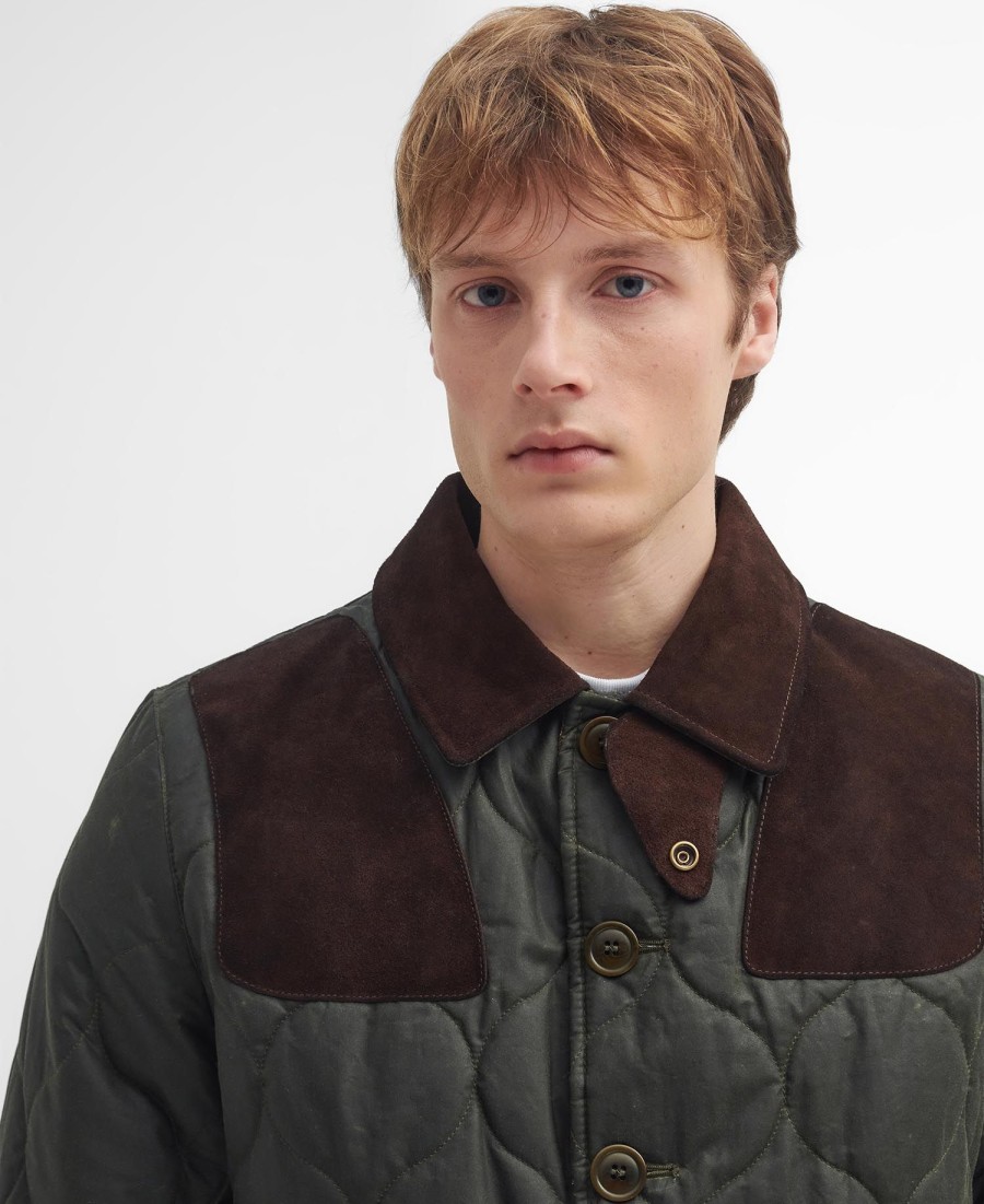 jaqueta barbour x to ki to quilted wax