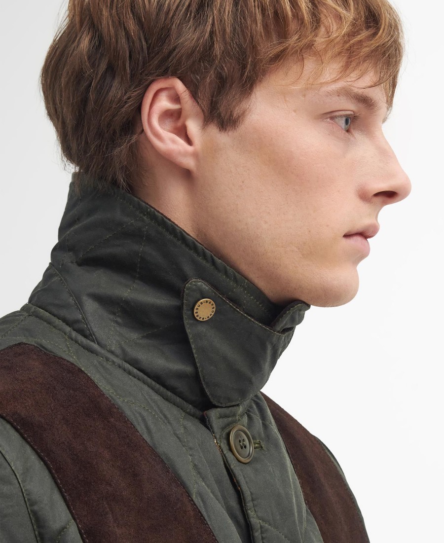 jaqueta barbour x to ki to quilted wax