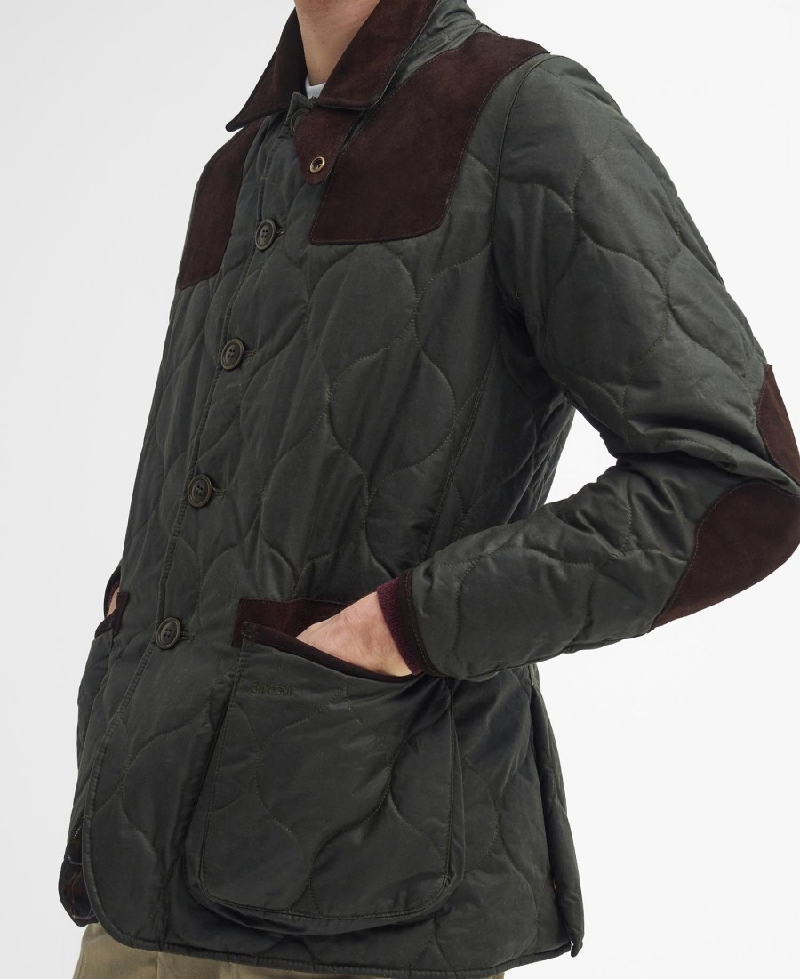 jaqueta barbour x to ki to quilted wax