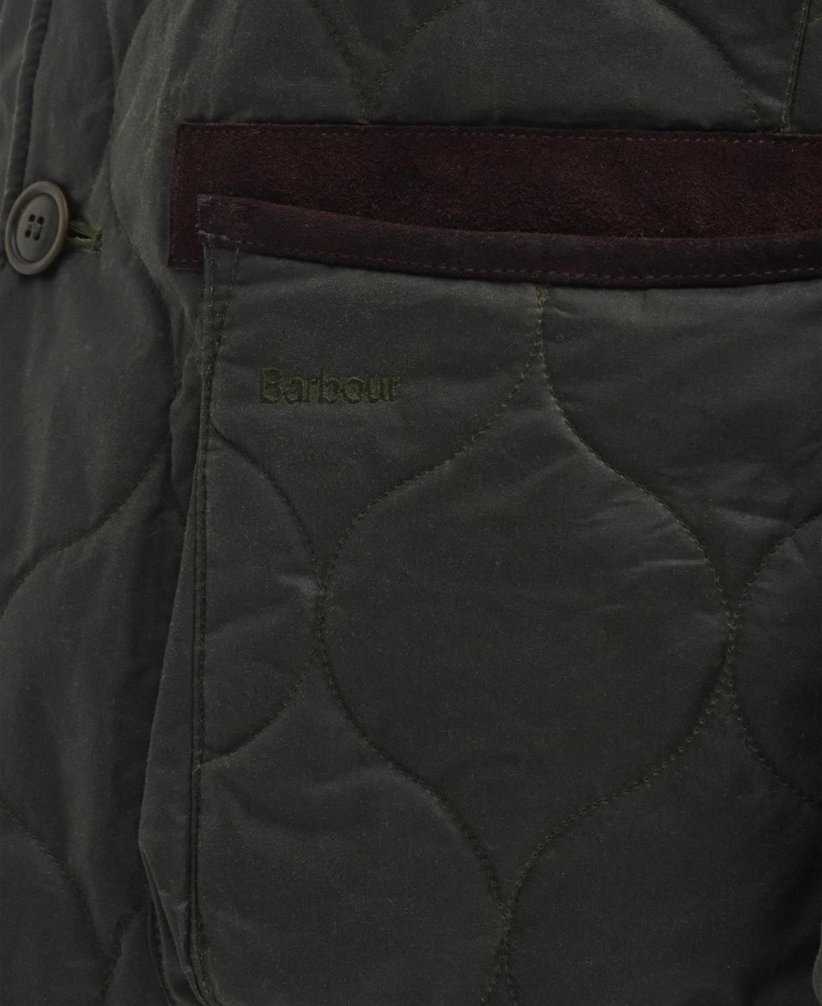 jaqueta barbour x to ki to quilted wax