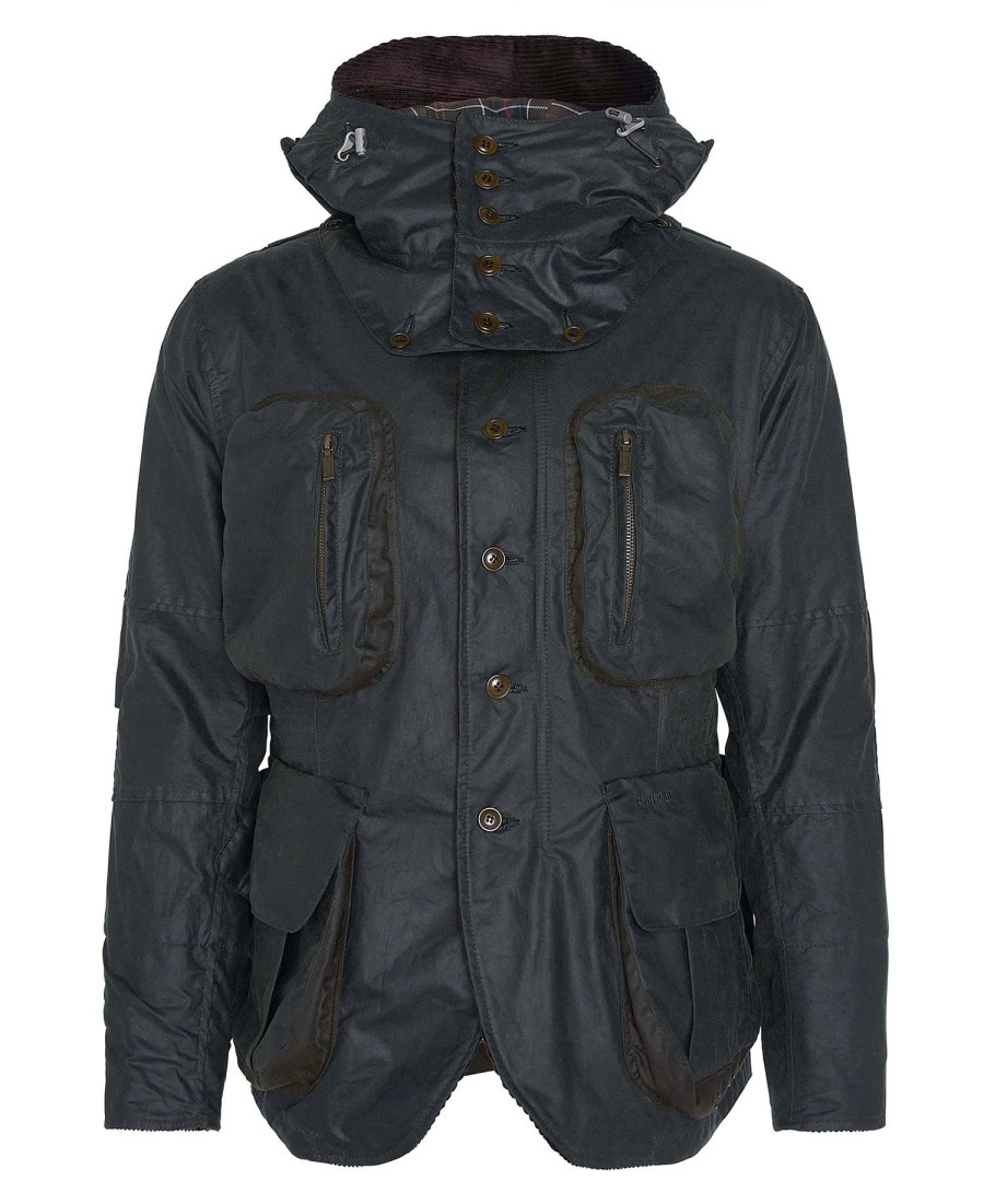 jaqueta barbour x to ki to outland wax