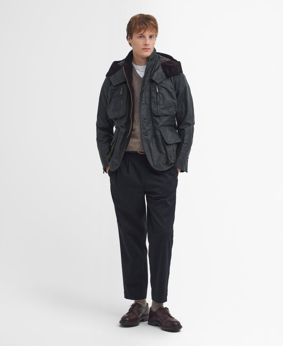jaqueta barbour x to ki to outland wax